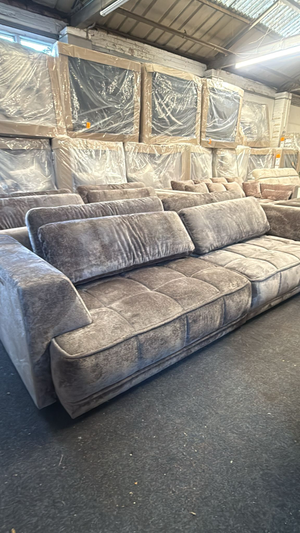 Tignes 4 seater Mocha High Back OUTLET
