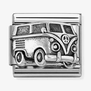 Nomination Classic Silver Campervan Charm 330114/05