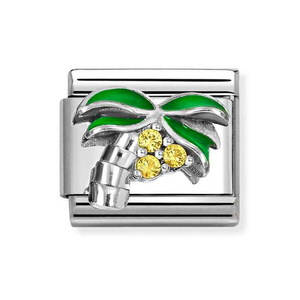 Classic Silver Palm Tree Charm
