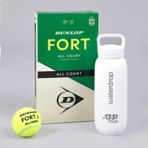 Dunlop Fort All Court Bipack + Waterdrop ATP Water Bottle