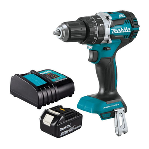 MAKITA DHP487SF 18V LXT BRUSHLESS COMBI HAMMER DRILL  1 x 3.0ah LI-ION BATTERY & CHARGER +FREE MAKPAK CARRY CASE