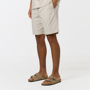 Linen Blend Short | Stone