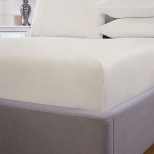 Cool Comfort Ivory Cotton Lyocell Deep Fitted Sheet