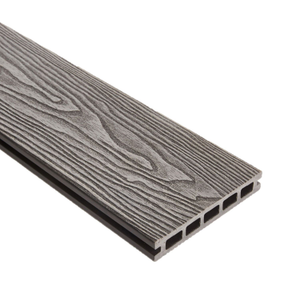 Grey Dex Classic WPC Double Faced Decking Board - Length 3m x Width 148mm