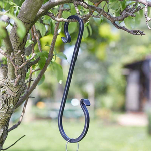 Heavy Duty Powder-Coated Steel Tree Hook 6" 