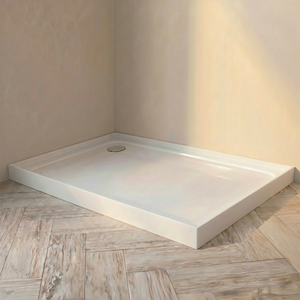 Delphi AquaEdge 4 Upstand Stone Resin Rectangular Shower Tray 1000mm x 800mm