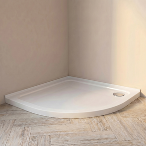Delphi AquaEdge 2 Upstand Stone Resin Quadrant Shower Tray 800mm x 800mm