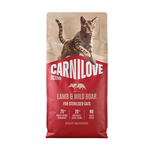 Carnilove Cat - Lamb & Wild Boar - Sterilised - Active