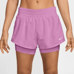 Nike Classic One 2 in 1 3in Pantaloncini - Light Magenta/White