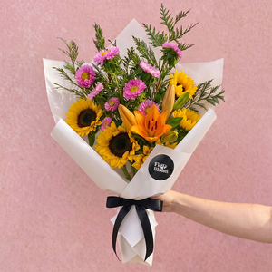 Bright Sunflower Fresh Flower Bouquet