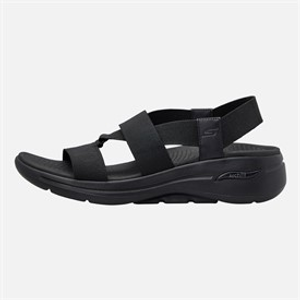 SKECHERS Womens Skechers Go Walk Arch Fit Pleasant Sandals Black
