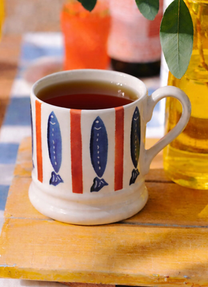Seafood Stripe 1/2 Pint Mug