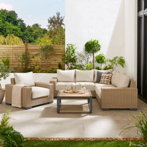 Portofino Luxury Rattan Corner Sofa Set