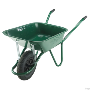 WALSALL EGPP ENDURANCE HEAVY DUTY PUNCTURE PROOF WHEELBARROW 90l GREEN