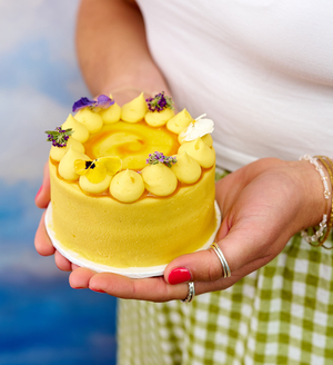 Mango and Yuzu Bento Cake