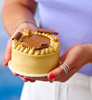 Miso, Caramel and Chocolate Bento Cake