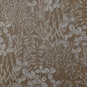 Woodland Meadow Wallpaper in Cappuccino