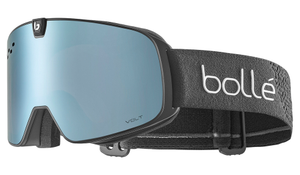 Bolle Nevada Neo Prescription Ski Goggles - Matte Black, Bolle Snow Volt Ice Blue &amp; Light Vermillon Blue Photochromic