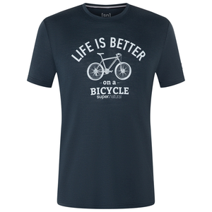 Mens Better Bike T-Shirt (Blueberry/Vapor Grey)
