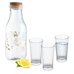 ALPINA Kitchen Gift Set Glasses and Caraffe 900 ml