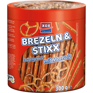 PR XOX PRETZEL CRACKERS 300GR