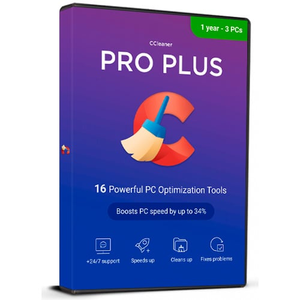 CCleaner Professional Plus (1 Year / 3 Devices License) (Windows) (Subscription / Global)