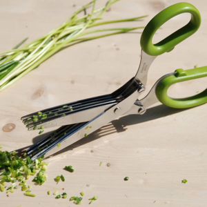 Herb Scissors 10 Blade Stainless Steel Herb Cutter