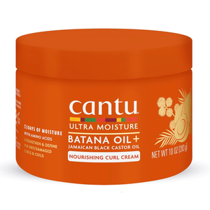 Cantu Ultra Moisture Batana Oil + Jamaican Castor Oil Nourishing Curl Cream 10oz