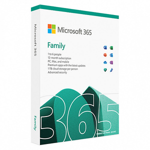 Microsoft Office 365 Family (1 Year / 5 Users License) (Subscription / Middle-East)