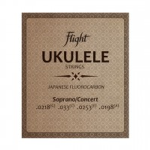 Flight FUSSC100 Cordas de Ukulele de Fluorocarbono - Soprano/Concerto