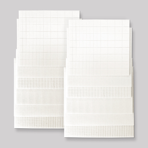 White Double-Sided Adhesive Pads Variety Pack (12 Sheets)