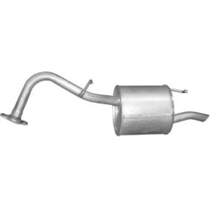 Rear silencer