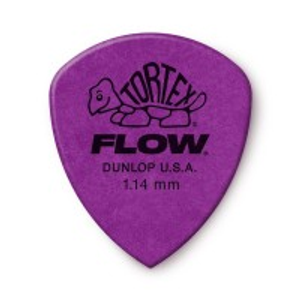 Dunlop Tortex Flow Purple 1.14mm Players (12 Pack)