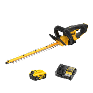 DeWALT DCMHT562P1 18V XR 55cm (19mm Blade Gap) Hedge Trimmer - 1x 5Ah Battery and Charger