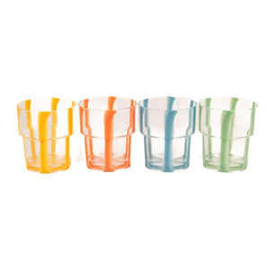 Summerhouse by Navigate Portofino Set of 4 Stacking Tumblers