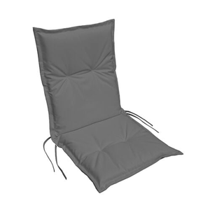Low Back Grey Chair Cushion