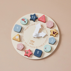 Personalised Just Bee Kids Clock Puzzle