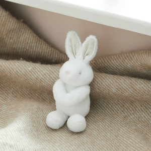 White Mini Bunny Soft Toy