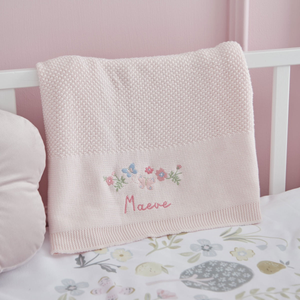 Personalised Butterfly Pink Shawl