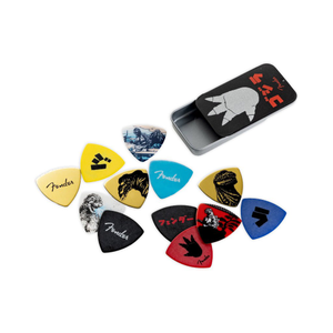 Fender Limited Edition 12 Godzilla Picks & Collectible Tin Case