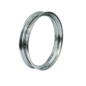 DOSS Dropcenter Rim 2.50 x 19, 40 Spoke, Metal Center Valve (Approximately 8.5mm), Tire Size 325/350-19 in Chrome Finish For 1973-1999 XL, 1973-1980 FX Models (11224)