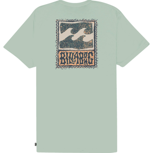 Billabong Kids Stamp Short Sleeve T-Shirt - XL / Vintage Green