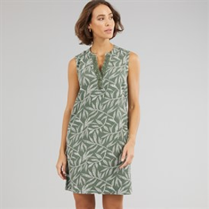 Amara Womens Reya Mersey Dress Thyme
