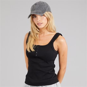 Brave Soul Womens Leonie Vest Black