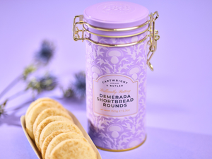 Demerara Shortbread Rounds in Tin
