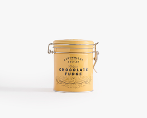 Belgian Chocolate Fudge in Tin
