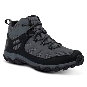 Regatta Mens Edgepoint IV Mid Waterproof Walking Boots - 8 UK / Granite/Dark Steel