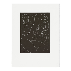 Engraving Bather with a necklace by Henri Matisse