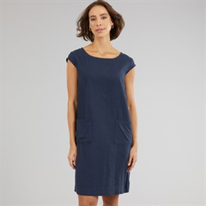Amara Womens Reya Quanita Dress Navy