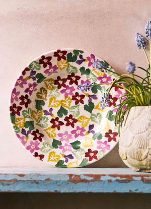 Sweet Violets Medium Dinner Plate, 8.5 Inch